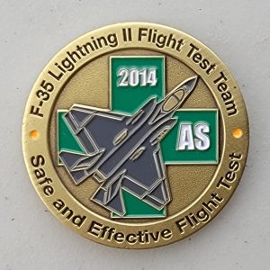 F-35 LIGHTNING II FLIGHT TEST TEAM - Challenge Coin