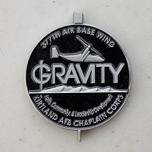 377TH AIR BASE WING - GRAVITY - Challenge Coin - Image 2