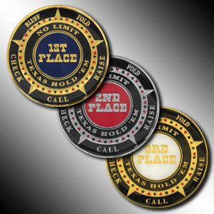 POKER CARD GUARD - TROPHY SET