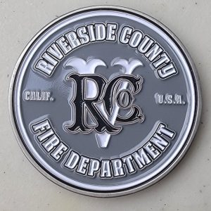 RIVERSIDE COUNTY FD - CHALLENGE COIN