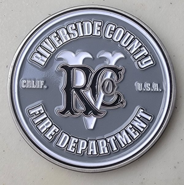 RIVERSIDE COUNTY FD - CHALLENGE COIN