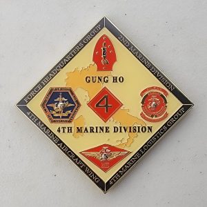 4TH MARINE DIVISION - Challenge Coin