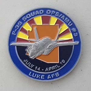 F-35 SQUAD OPS/AMU #3 - Challenge Coin