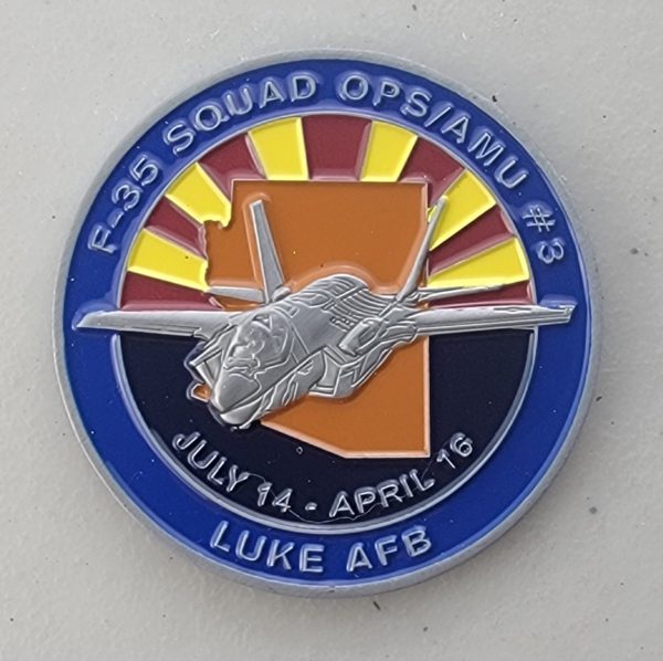 F-35 SQUAD OPS/AMU #3 - Challenge Coin