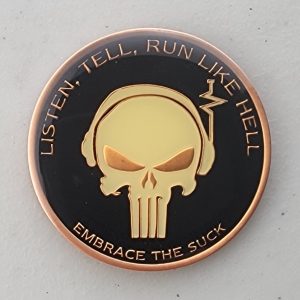321 MI BN LLVI - Challenge Coin