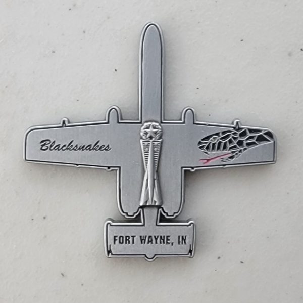 122 WEAPONS - BLACK SNAKES - A-10 - Challenge Coin - Image 2