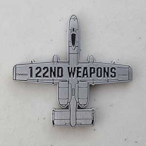 122 WEAPONS - BLACK SNAKES - A-10 - Challenge Coin