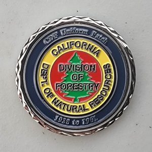 CA DEPT OF NATURAL RESOURCES - DIVISION OF FORESTRY - Challenge Coin