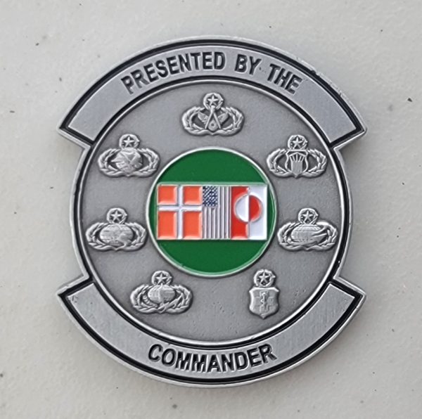 821st SUPPORT SQ - Challenge Coin - Image 2