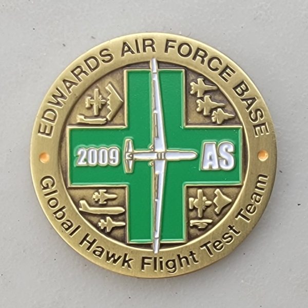 GLOBAL HAWK FLIGHT TEST TEAM - NORTHROP GRUMMAN - Challenge Coin
