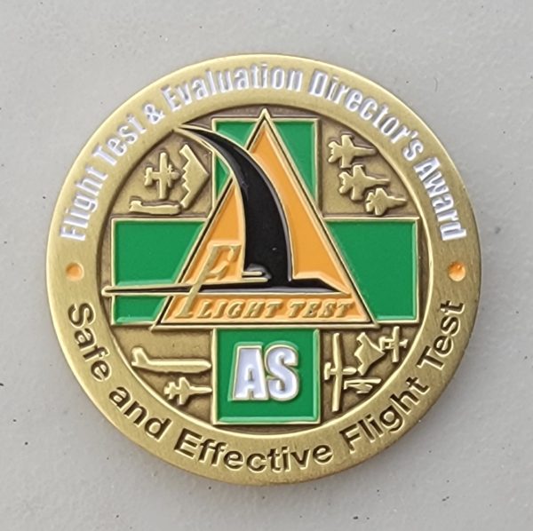GLOBAL HAWK FLIGHT TEST TEAM - NORTHROP GRUMMAN - Challenge Coin - Image 2