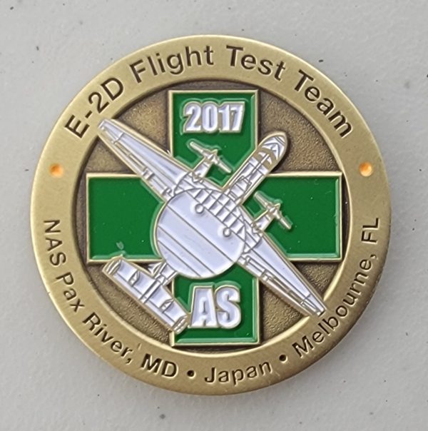 E-2D FLIGHT TEST TEAM - NORTHROP GRUMMAN - Challenge Coin