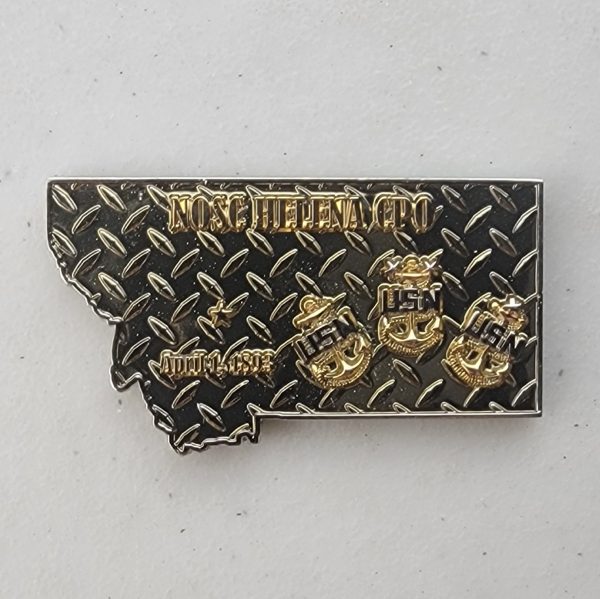 NAVY OPERATIONAL SUPPORT CENTER - MONTANA'S MOUNTAIN NAVY - Challenge Coin - Image 2