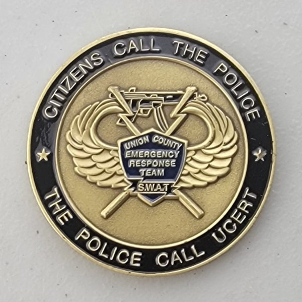 UNION COUNTY POLICE - ERT - Challenge Coin - Image 2