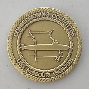 USS MISSOURI - SSN-780 - COMMISIONING COMMITTEE - Challenge Coin