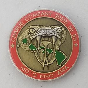CHARLIE COMPANY - 205th MI BN - Challenge Coin