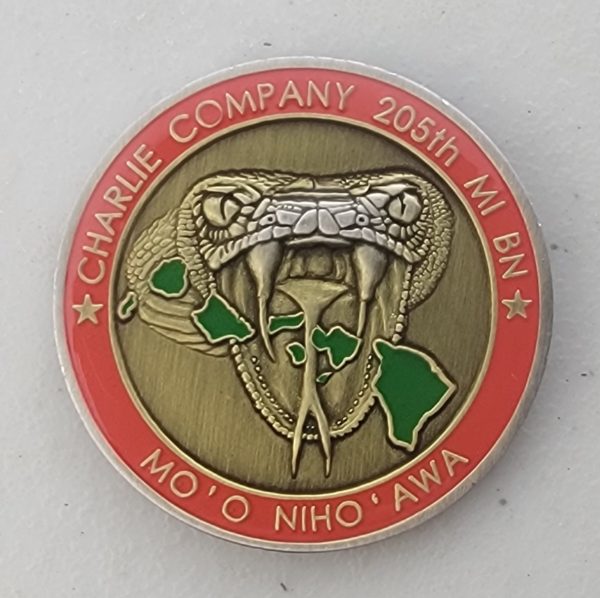 CHARLIE COMPANY - 205th MI BN - Challenge Coin