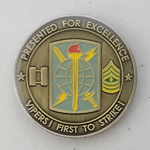CHARLIE COMPANY - 205th MI BN - Challenge Coin - Image 2