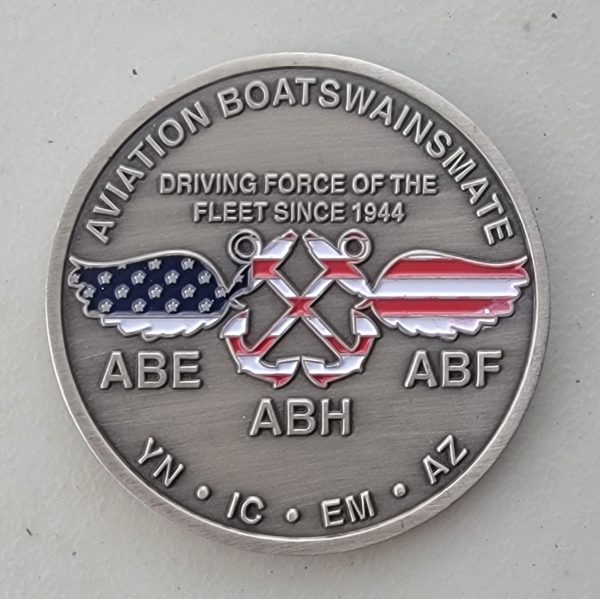 USS HARRY S TRUMAN - CVN 75 - AIR DEPARTMENT - Challenge Coin - Image 2