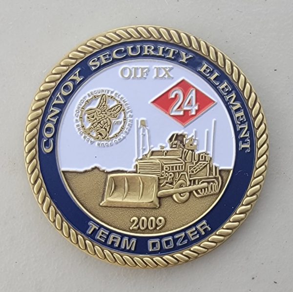 CONVOY SECURITY ELEMENT - 24 - Challenge Coin - Image 2