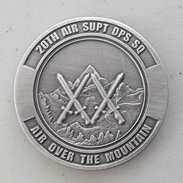 20TH AIR SUPT OPS SQ - Challenge Coin - Image 2