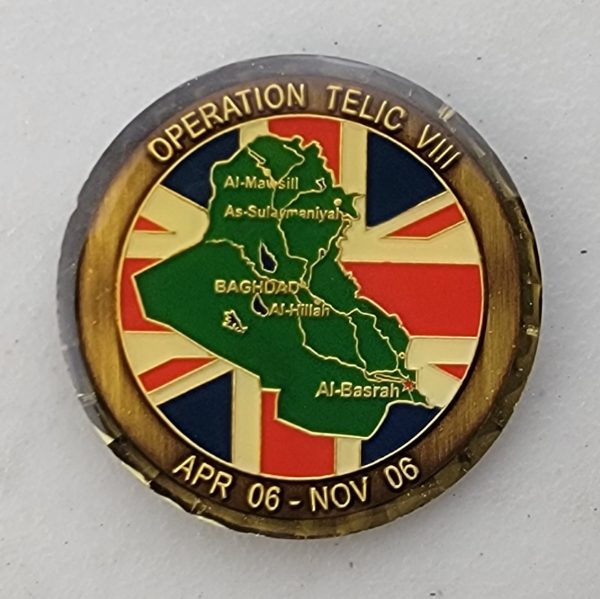 20 ARMOURED BRIGADE HEADQUARTERS - Challenge Coin - Image 2