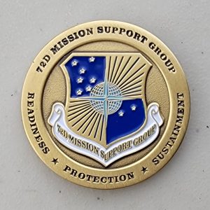 72D MISSION SUPPORT GROUP - Challenge Coin