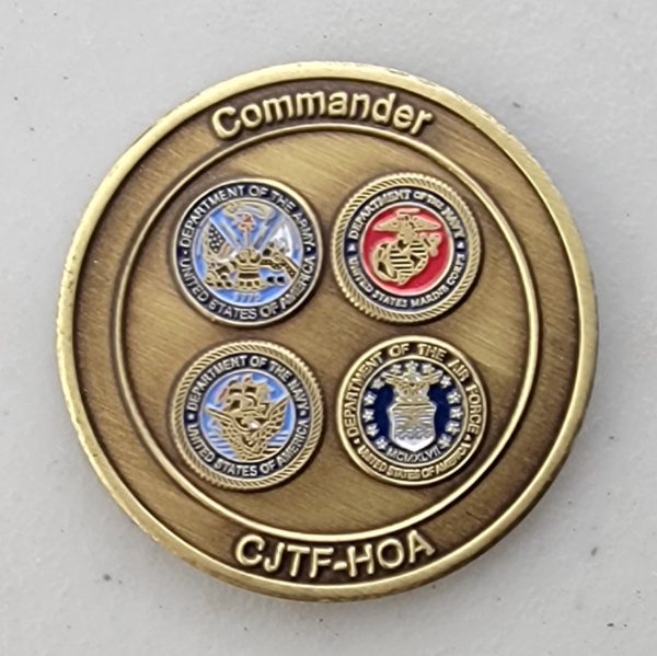 COMBINED JOINT TASK FORCE - HORN OF AFRICA - Challenge Coin - Image 2
