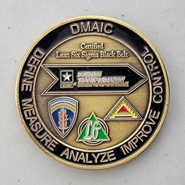 CERTIFIED LEAN SIX SIGMA - Challenge Coin - Image 2