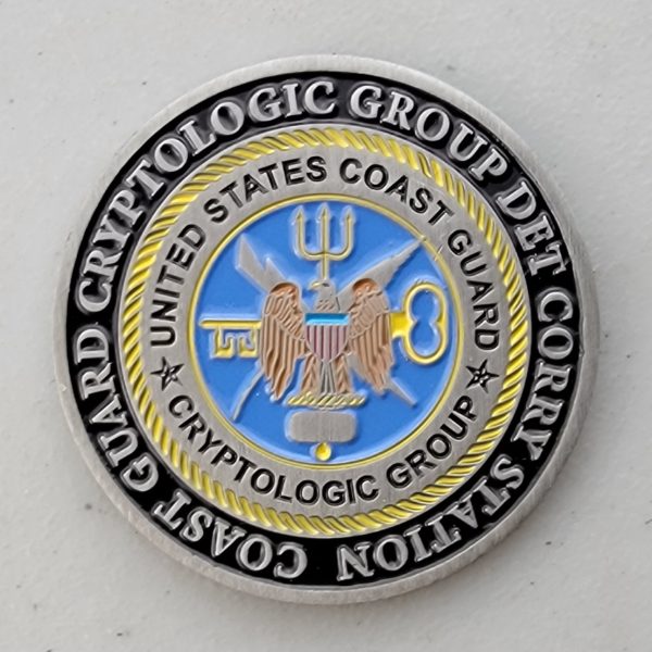 COAST GUARD CRYPTOLOGIC GROUP DET CORRY STATION - Challenge Coin
