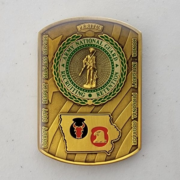 IOWA NATIONAL GUARD - Challenge Coin
