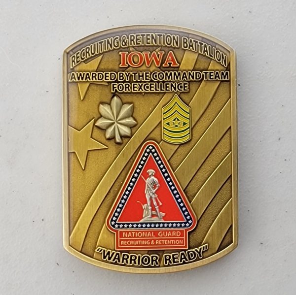 IOWA NATIONAL GUARD - Challenge Coin - Image 2