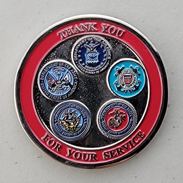 GRAND CANYON UNIVERSITY - VETERAN - Challenge Coin - Image 2