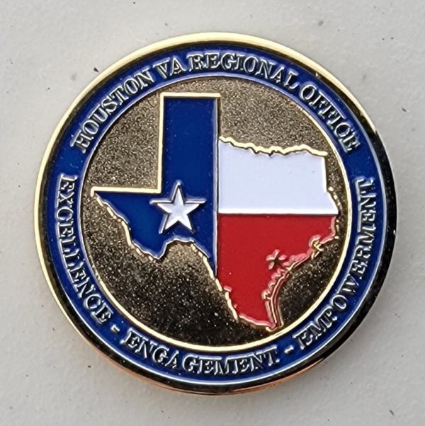 VETERAN AFFAIRS - HOUSTON - Challenge Coin