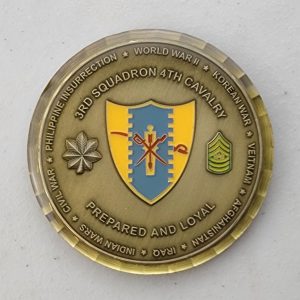 3RD SQUADRON - 4TH CAVALRY - Challenge Coin