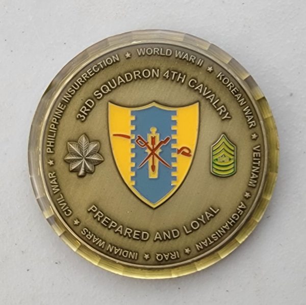 3RD SQUADRON - 4TH CAVALRY - Challenge Coin