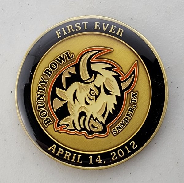 LONE STAR FOOTBALL LEAGUE - INAUGURAL - Challenge Coin - Image 2