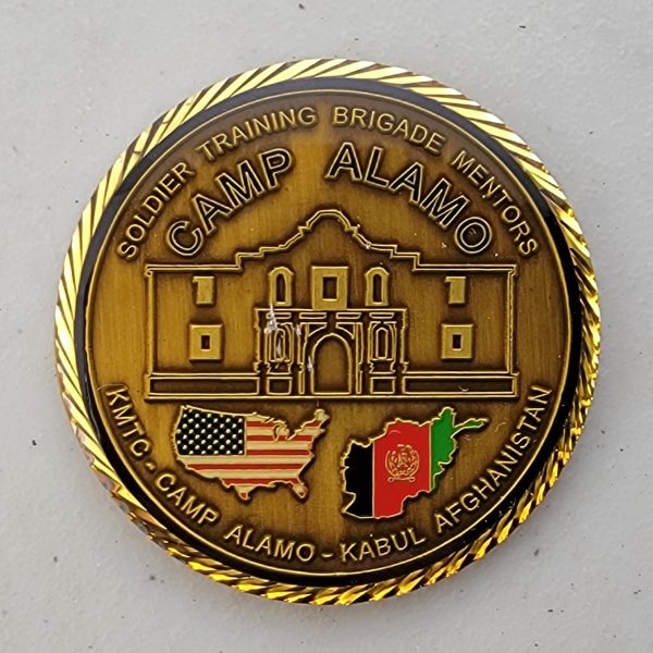 DETACHMENT 13 95TH DIVISION - CAMP ALAMO - Challenge Coin - Image 2