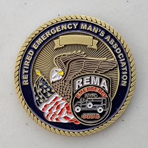 REMA - ANTIQUE GOLD - Challenge Coin