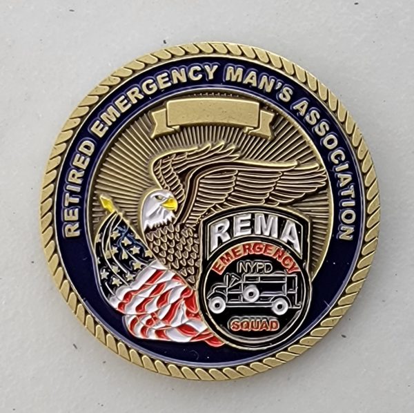 REMA - ANTIQUE GOLD - Challenge Coin