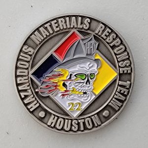 HAZARDOUS MATERIALS RESPONSE TEAM - HOUSTON - Challenge Coin