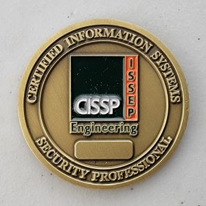 ISSA - CISSP - ISSEP - Challenge Coin