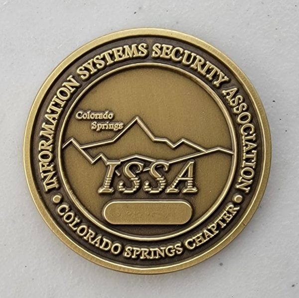 ISSA - CISSP - ISSEP - Challenge Coin - Image 2