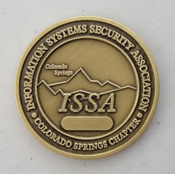 ISSA - CHAPTER OF THE YEAR - COS - Challenge Coin - Image 2