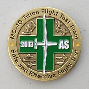 GLOBAL HAWK FLIGHT TEST TEAM - NORTHROP GRUMMAN - Challenge Coin