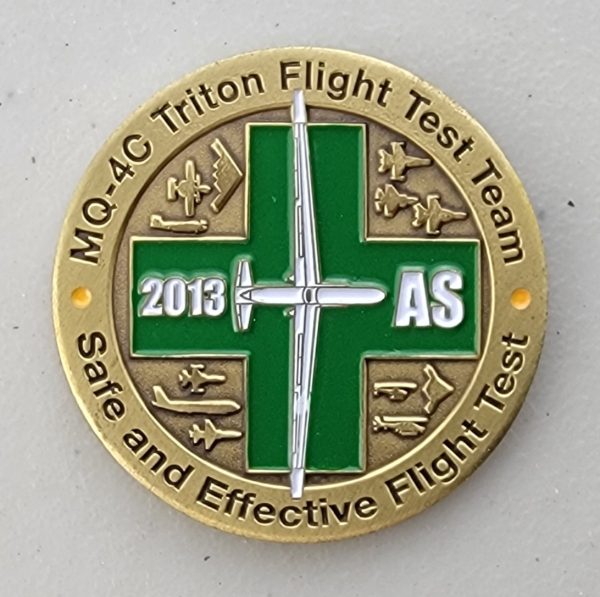 GLOBAL HAWK FLIGHT TEST TEAM - NORTHROP GRUMMAN - Challenge Coin