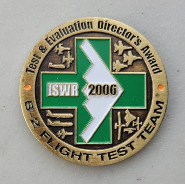 B-2 FLIGHT TEST TEAM - NORTHROP GRUMMAN - Challenge Coin