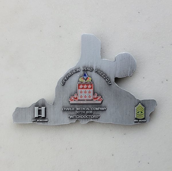307TH BSB - WITCHDOCTORS - Challenge Coin - Image 2