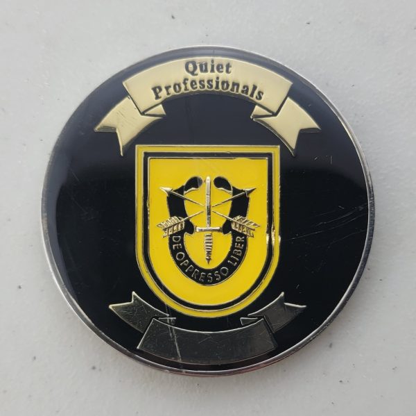 3D SPECIAL FORCES BATTALION - 1ST SPECIAL FORCES GROUP (ABN) - Challenge Coin - Image 2