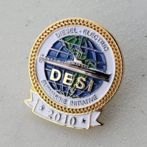 DESI - DIESEL-ELECTRIC SUBMARINE INITIATIVE - 2010 - Lapel Pin